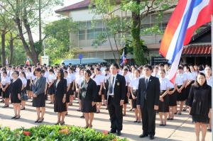 14. กิจกรรมเชิญธงชาติเนื่องในวันพระราชทานธงชาติไทยและครบรอบ 100 ปี ธงชาติไทย วันที่ 28 กันยายน 2560  ณ บริเวณเสาธงหน้าอาคาร 1 (อาคารสำนักบริการวิชาการและจัดหารายได้) 