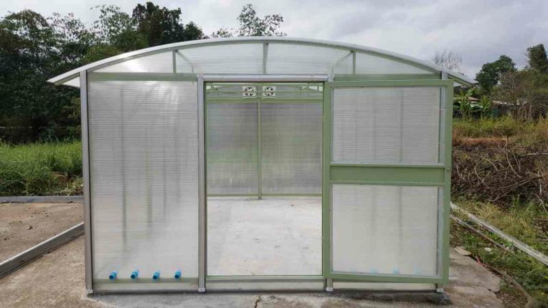 4. อบรมเชิงปฏิบัติการ “โรงอบแห้งกล้วยด้วยพลังงานแสงอาทิตย์แบบกรีนเฮาส์” วันที่ 22 - 25 กุมภาพันธ์ 2561 ณ อาคารเอนกประสงค์ หมู่ที่ 9 ตำบลระหาน อำเภอบึงสามัคคี จังหวัดกำแพงเพชร