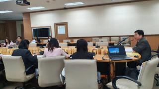 4. ประชุมวางแผนแนวทางการปฏิบัติงานตามโครงการยกระดับคุณภาพการเรียนรู้ด้านการอ่าน การเขียน และการคิดวิเคราะห์ฯ ประจำปีงบประมาณ 2563 ครั้งที่ 1 วันที่ 26 พฤศจิกายน 2562 ณ ห้องประชุม ชั้น 8 อาคารเรียนรวมและอำนวยการ (อาคาร 14) มหาวิทยาลัยราชภัฏกำแพงเพชร
