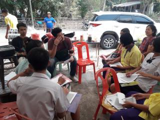 3. อบรมเชิงปฏิบัติการพัฒนาการผลิตผ้าทอและออกแบบลวดลายผ้าเพื่อสร้างอัตลักษณ์ ระหว่างวันที่ 20-24 มกราคม 2563 ณ ศูนย์ทอผ้าบ้านใหม่ศรีอุบล ตำบลนิคมทุ่งโพธิ์ทะเล อำเภอเมืองกำแพงเพชร จังหวัดกำแพงเพชร