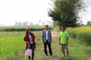 2. ลงพืันที่เก็บข้อมูลในโครงการส่งเสริมการตลาดออนไลน์ KPRU OTOP วันที่ 23 มกราคม 2563 ณ กลุ่มวิสาหกิจชุมชน คนรักหนองหลวง ต.หนองหลวง อ.ลานกระบือ จ.กำแพงเพชร