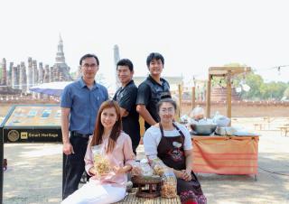 4. ลงพืันที่เก็บข้อมูลในโครงการส่งเสริมการตลาดออนไลน์ KPRU OTOP วันที่ 15 กุมภาพันธ์ 2563 ณ ต.วังจันทร์ อ.สามเงา จ.ตาก