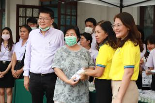 3. กิจกรรมเสริมความรู้ป้องกัน COVID-19 วันที่ 12 มีนาคม 2563 ณ หน้าสำนักงานหอการค้า จังหวัดกำแพงเพชร