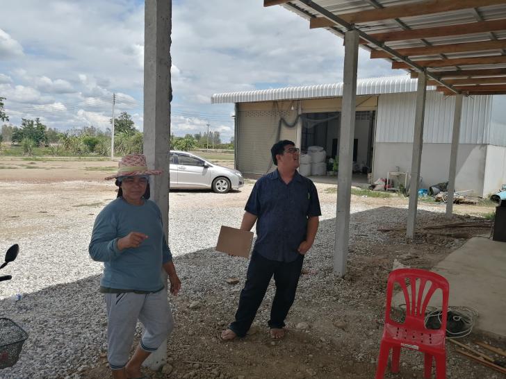3. ให้คำปรึกษาในการสร้างโรงเรือนในการบรรจุภัณฑ์ข้าว วันที่ 12 มิถุนายน 2563 ณ กลุ่มวิสาหกิจชุมชนฅนรักษ์แม่หนองหลวง ต.หนองหลวง อ.ลานกระบือ จ.กำแพงเพชร