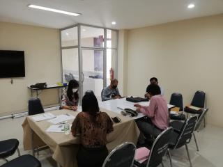 2. การขอจัดตั้งสถานที่ผลิตอาหาร และขอเลขสารบบอาหาร (เลข อย.) ของผลิตภัณฑ์ วันที่ 19 มิถุนายน 2563 ณ ห้องประชุมชั้น 1 อาคาร KPRU HOME สำนักบริการวิชาการและจัดหารายได้ มรภ.กพ.