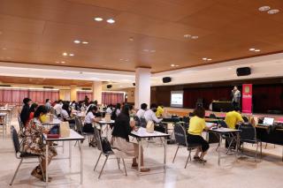 91. กิจกรรมนำเสนอโครงการย่อย (Proposal) ของนักศึกษาในโครงการยุวพัฒน์รักษ์ถิ่น วันที่ 15 กรกฎาคม  2563 ณ ห้องประชุมลีลาวดี ชั้น 2 อาคารหอประชุมทีปังกรรัศมีโชติ มหาวิทยาลัยราชภัฏกำแพงเพชร