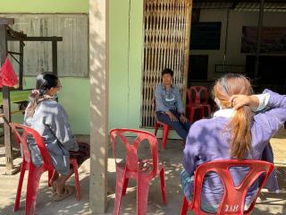 3. กิจกรรมพัฒนำชุมชนต้นแบบ เพื่อส่งเสริมการบริหารจัดการและพัฒนาช่องทางการตลาดของกลุ่มวิสาหกิจชุมชนให้มีประสิทธิภาพ วันที่ 21 ธันวาคม 2563 ณ ศูนย์ทอผ้าบ้านใหม่ศรีอุบล หมู่ 8 ตำบลนิคมทุ่งโพธิ์ทะเล อำเภอเมือง จังหวัดกำแพงเพชร