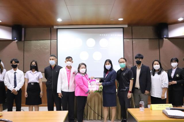 2. การนำเสนอโครงการย่อยของนักศึกษามหาวิทยาลัยราชภัฏกำแพงเพชร วันที่ 23 กุมภาพันธ์ 2565 ณ ห้องประชุมกาสะลอง ชั้น 2 หอประชุมทีปังกรรัศมีโชติ มหาวิทยาลัยราชภัฏกำแพงเพชร และผ่านระบบออนไลน์