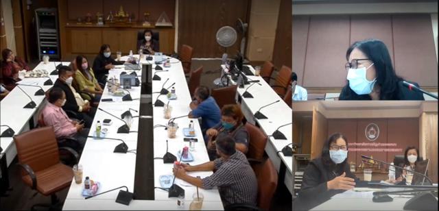 3. สนทนากลุ่ม (Focus group)  วิจัยโครงการพัฒนาการศึกษาด้านเศรษฐกิจพอเพียงและยกระดับรายวิชาศึกษาทั่วไป เรื่อง ศาสตร์พระราชาของมหาวิทยาลัยราชภัฏ สู่ศตวรรษที่ 21 วันที่ 10 มีนาคม 2565 ณ ห้องประชุมดารารัตน์ ชั้น 4 อาคารเรียนรวมและอำนวยการ (อาคาร 14)