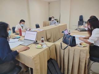 2. ประชุมคณะกรรมการประจำสำนักบริการวิชาการและจัดหารายได้ ครั้งที่ 1/2565 วันที่ 23 มีนาคม 2565 ณ ห้องประชุม ชั้น 1 อาคาร KPRU HOME และแบบออนไลน์