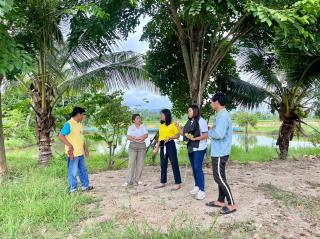3. ลงพื้นที่สำรวจความเรียบร้อยร่วมกับองค์การบริหารส่วนตำบลสักงาม วันที่ 8 กันยายน 2566 ณ สวนพ่อพอเพียง องค์การบริหารส่วนตำบลสักงาม
