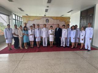 2. ทำบุญตักบาตรเนื่องในวันคล้ายวันสถานปานามหาวิทยาลัยราชภัฏกำแพงเพชร วันที่ 29 กันยายน 2566 ณ ห้องประชุมราชพฤกษ์ ชั้น 3 อาคารทีปังกรรัศมีโชติ มหาวิทยาลัยราชภัฏกำแพงเพชร