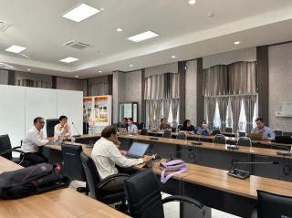 11. ประชุมการพิจารณาและนำเสนอระบบบริหารจัดการห้องพักและสถานที่ วันที่ 10 พฤศจิกายน 2566 ณ ห้องประชุม KPRU HOME สำนักบริการวิชาการและจัดหารายได้
