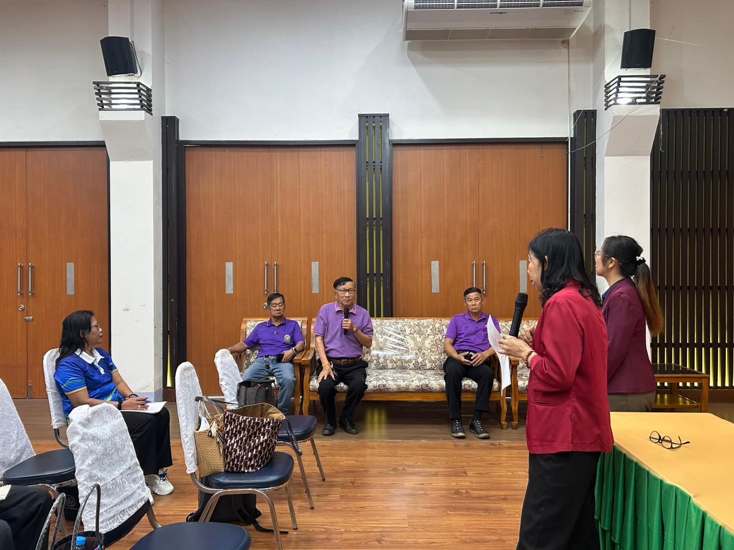 3. ลงพื้นที่สำรวจ ระดมความคิด สะท้อนปัญหาความต้องการของชุมชน ให้กับชุมชนตำบลท่าพุทรา อำเภอคลองขลุง วันที่ 21 พฤศจิกายน 2567 ณ เทศบาลตำบลท่าพุทรา ตำบลท่าพุทรา อำเภอคลองขลุง จังหวัดกำแพงเพชร