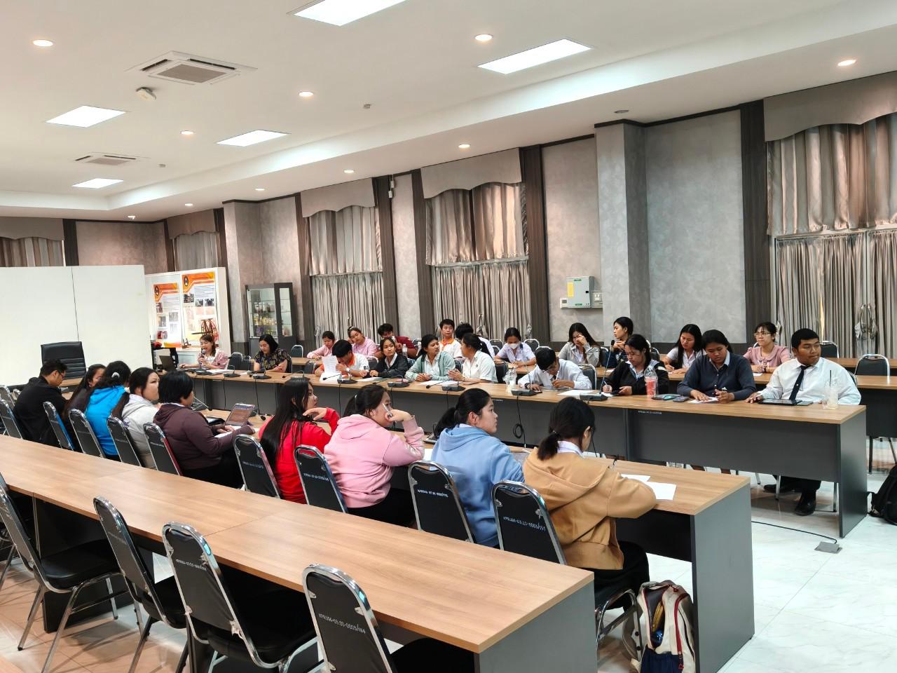 2. ประชุมชี้แจงรายละเอียดงานที่ต้องส่งมอบ ในโครงการออมสินยุวพัฒน์รักษ์ถิ่น ปี 2568 วันที่ 4 มีนาคม 2568 ณ ห้องประชุม KPRU HOME ชั้น 1 สำนักบริการวิชาการและจัดหารายได้ มหาวิทยาลัยราชภัฏกำแพงเพชร