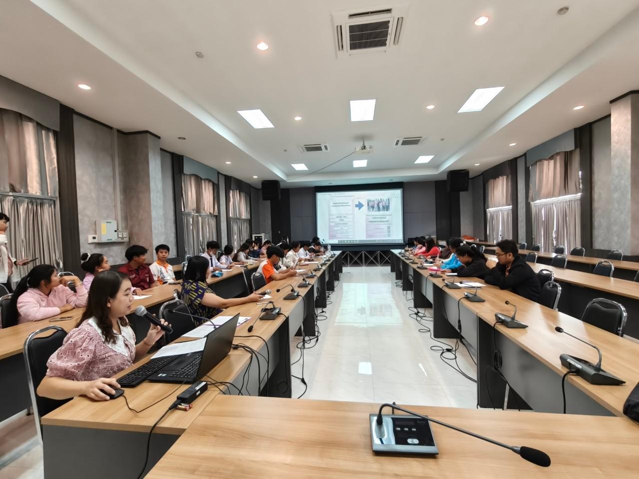 4. ประชุมชี้แจงรายละเอียดงานที่ต้องส่งมอบ ในโครงการออมสินยุวพัฒน์รักษ์ถิ่น ปี 2568 วันที่ 4 มีนาคม 2568 ณ ห้องประชุม KPRU HOME ชั้น 1 สำนักบริการวิชาการและจัดหารายได้ มหาวิทยาลัยราชภัฏกำแพงเพชร