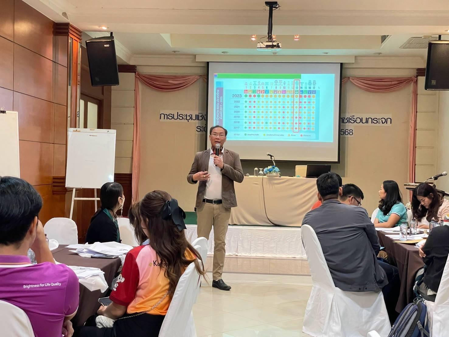 2. การประชุมเชิงปฏิบัติการเพื่อขับเคลื่อนแผนการลดก๊าซเรือนกระจกระดับจังหวัดกำแพงเพชร 2568 วันที่ 12 มีนาคม 2568 ณ โรงแรมชากังราวริเวอร์วิว สำนักงานธรรมชาติและสิ่งแวดล้อม