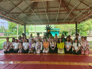 3. KPRU สวมผ้าไทย ห่มสไบ ใส่โจงสงกรานต์ สืบสานประเพณี ประจำปี 2568 วันที่ 30 เมษายน 2568 ณ อาคารเรียนรวมและอำนวยการ (อาคาร 14) มหาวิทยาลัยราชภัฏกำแพงเพชร