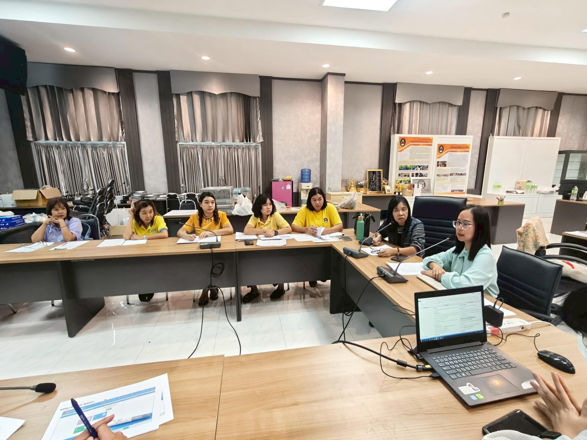 5. การประชุมบุคลากรประจำสำนักบริการวิชาการและจัดหารายได้ ครั้งที่ 4/2568 วันที่ 23 มิถุนายน 2568