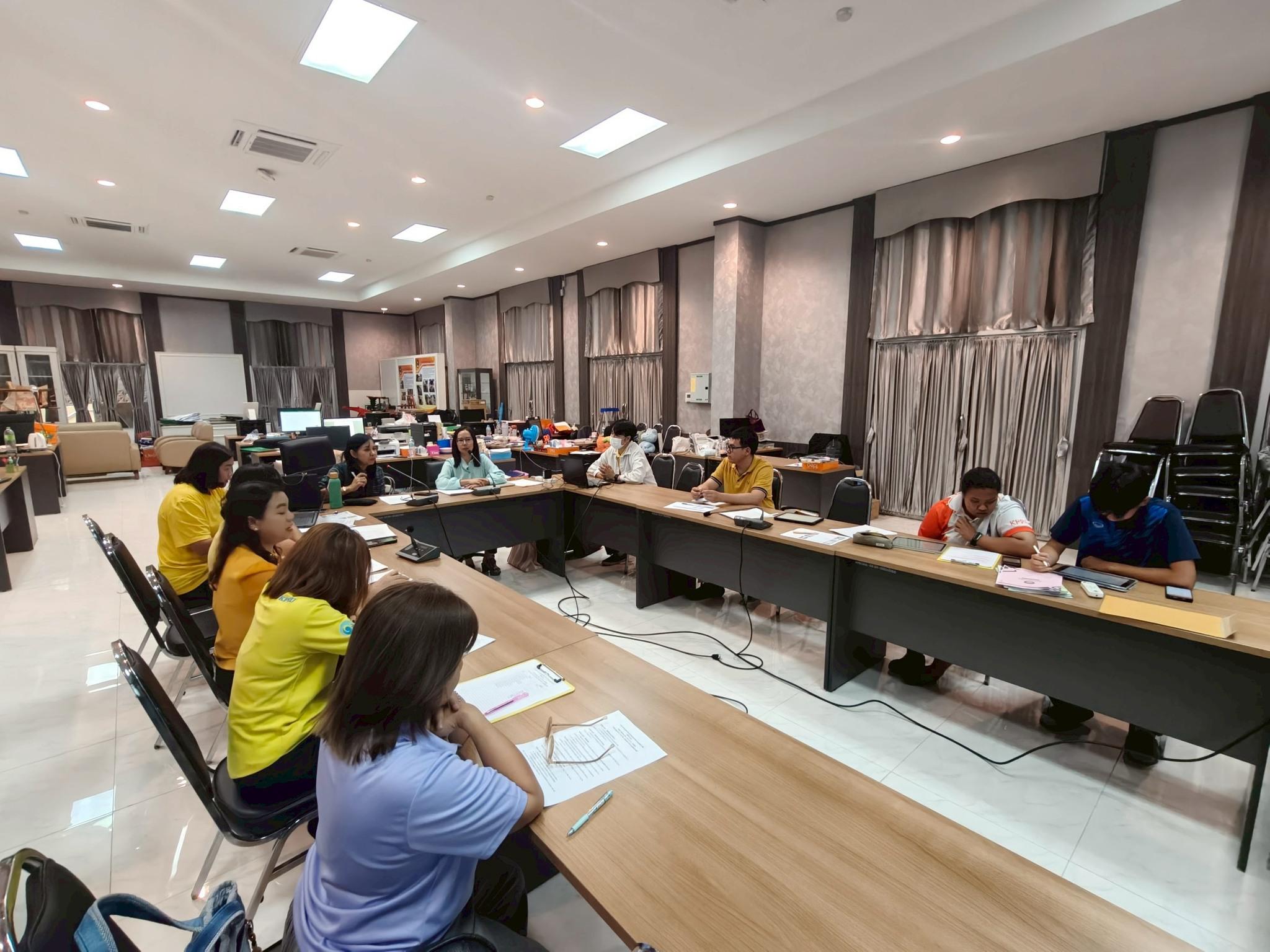 6. การประชุมบุคลากรประจำสำนักบริการวิชาการและจัดหารายได้ ครั้งที่ 4/2568 วันที่ 23 มิถุนายน 2568