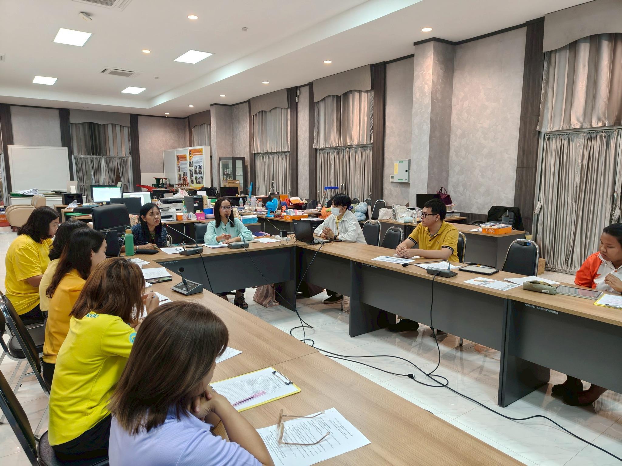 7. การประชุมบุคลากรประจำสำนักบริการวิชาการและจัดหารายได้ ครั้งที่ 4/2568 วันที่ 23 มิถุนายน 2568