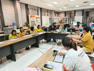 การประชุมบุคลากรประจำสำนักบริการวิชาการและจัดหารายได้ ครั้งที่ 4/2568 วันที่ 23 มิถุนายน 2568