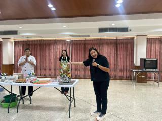 โครงการอบรมเชิงปฏิบัติการอาชีพที่ 2 อาชีพทำเบเกอรี่ (ชิโอปัง บลูเบอรี่ครัมเบิล) ณ ห้องประชุมลีลาวดี ชั้น 2 วันที่ 2-3 สิงหาคม 2568