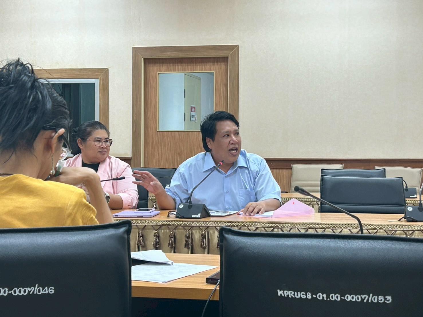 18. การประชุมคณะ ผู้บริหารสำนัก สถาบัน และกองงาน เพื่อหารือแนวทางการขับเคลื่อน “THAPUTSA MODEL” ชั้น 8 อาคารเรียนรวมและอำนวยการ (อาคาร 14) เมื่อวันที่ 30 กันยายน 2568