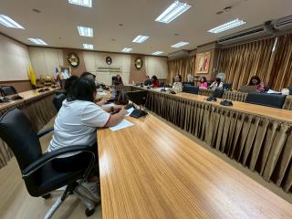 5. การประชุมวาระพิเศษ โครงการ “นวัตกรรมสิ่งทอจากทรัพยากรธรรมชาติ สร้างมูลค่า เพิ่มรายได้ เพื่อชุมชนยั่งยืน” ชั้น 8 อาคารเรียนรวมและอำนวยการ (อาคาร 14) วันที่ 30 กันยายน 2568