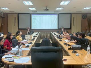 การประชุมวาระพิเศษ โครงการ “นวัตกรรมสิ่งทอจากทรัพยากรธรรมชาติ สร้างมูลค่า เพิ่มรายได้ เพื่อชุมชนยั่งยืน” ชั้น 8 อาคารเรียนรวมและอำนวยการ (อาคาร 14) วันที่ 30 กันยายน 2568