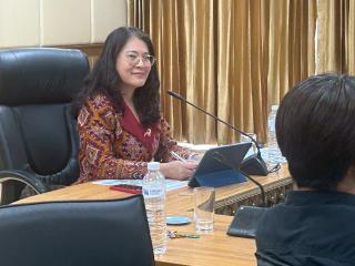 การประชุมวาระพิเศษ โครงการ “นวัตกรรมสิ่งทอจากทรัพยากรธรรมชาติ สร้างมูลค่า เพิ่มรายได้ เพื่อชุมชนยั่งยืน” ชั้น 8 อาคารเรียนรวมและอำนวยการ (อาคาร 14) วันที่ 30 กันยายน 2568