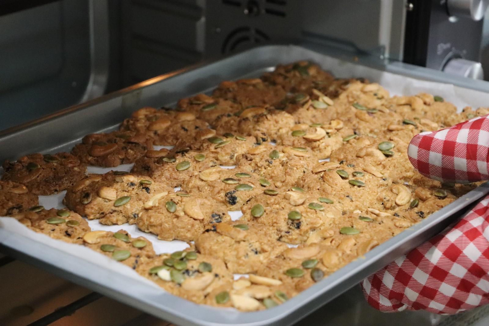 134. ครงการอบรมเชิงปฏิบัติการอาชีพที่ 2 อาชีพทำคุกกี้ข้าวโอ๊ต