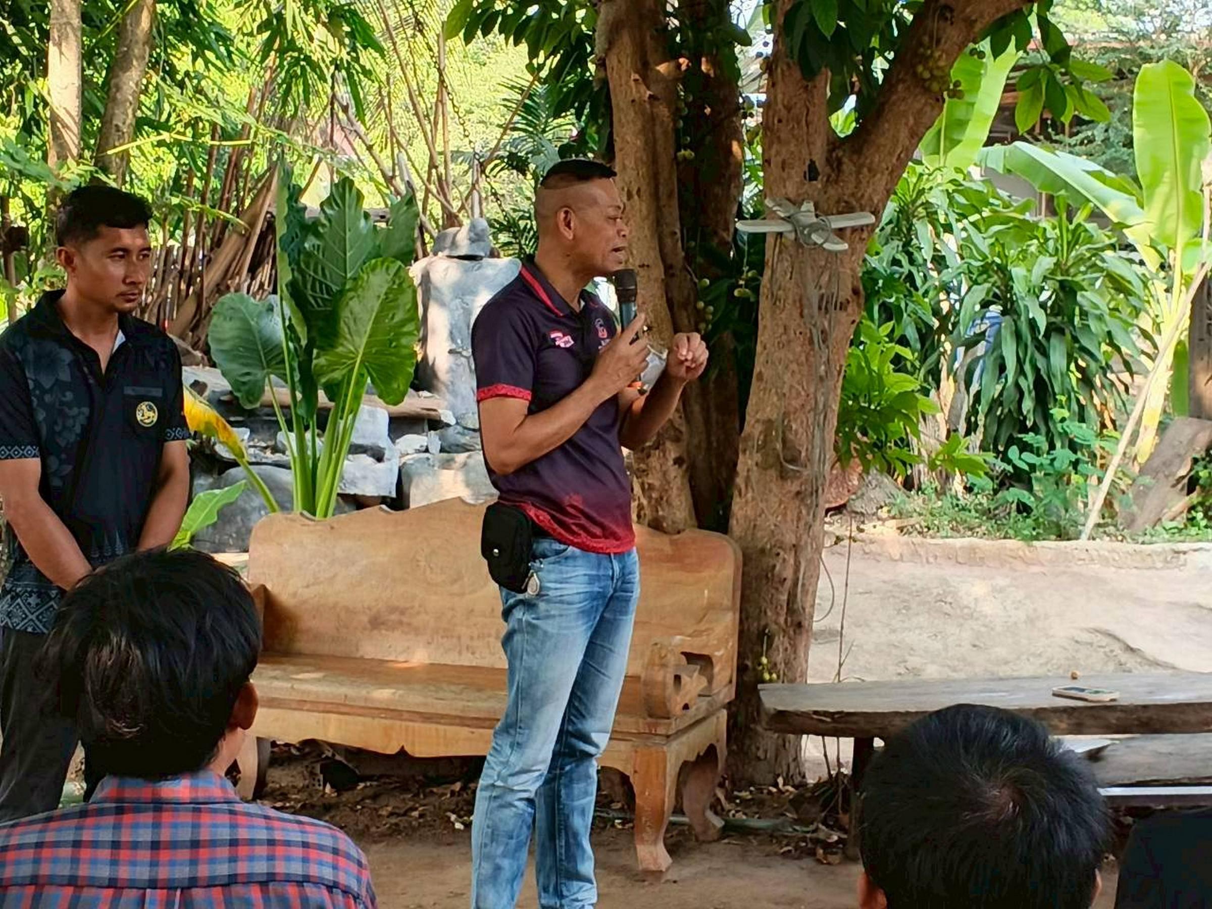 6. อบรมฝึกปฏิบัติการทำแคร่ไม้ไผ่ วันที่ 21 เมษายน 2569