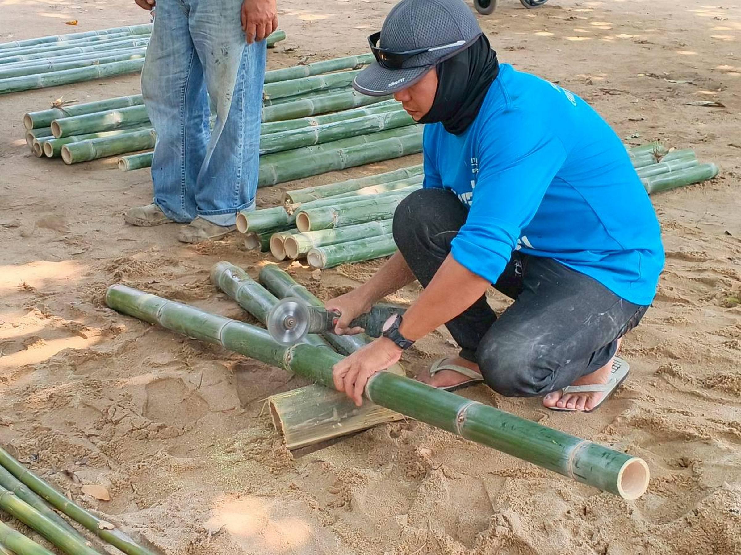 7. อบรมฝึกปฏิบัติการทำแคร่ไม้ไผ่ วันที่ 21 เมษายน 2569