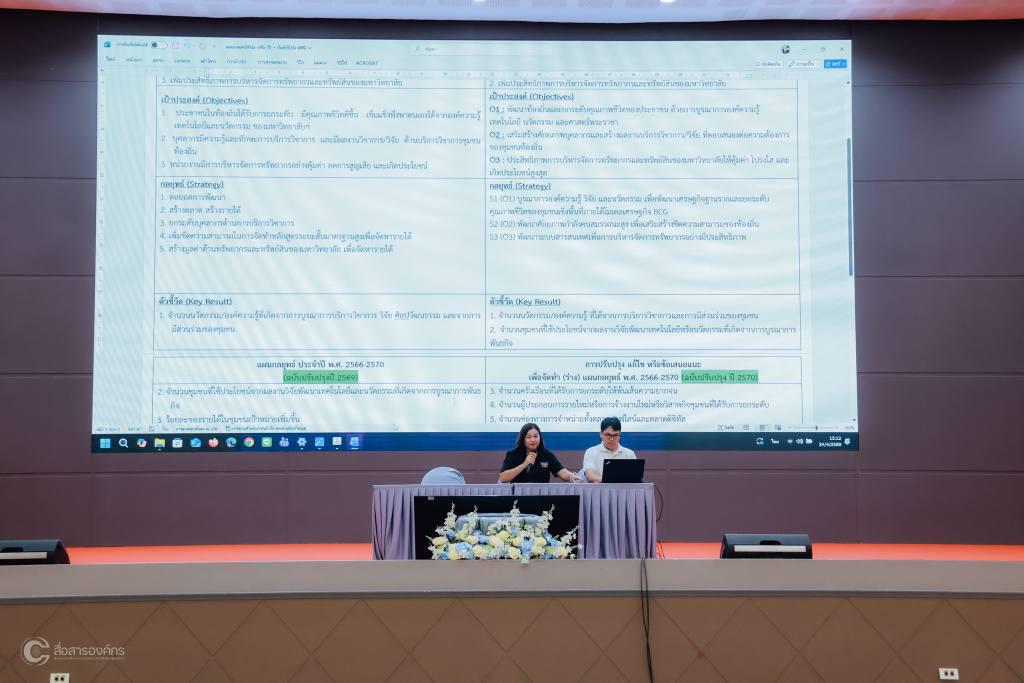 13. ประชุมเชิงปฏิบัติการ “จัดทำแผนกลยุทธ์ 2566-2570 (ฉบับปรับปรุง 2570) และยกร่างแผนกลยุทธ์ ระยะที่ 3 (พ.ศ.2571-2575) วันที่ 22 - 24 เมษายน 2569