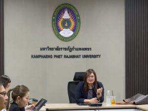 1. ประชุมปรับแบบชุดครุยวิทยฐานะ มรภ.กำแพงเพชร วันที่ 21 เมษายน 2567 ณ ห้องประชุมศิลาแลง ศูนย์การเรียนรู้ตลอดชีวิตและพัฒนามาตรฐานวิชาชีพ (ศุนย์ LPC)